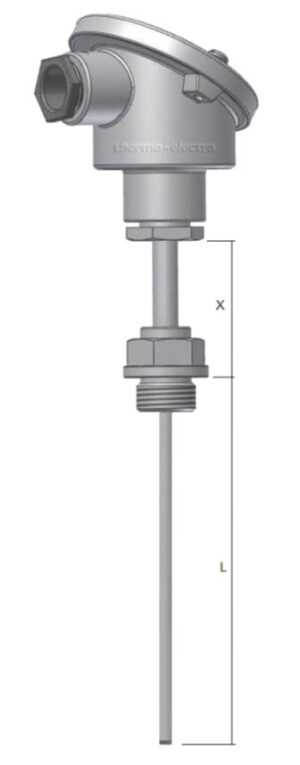 CA 1020 Thermokoppel voor thermowell montage