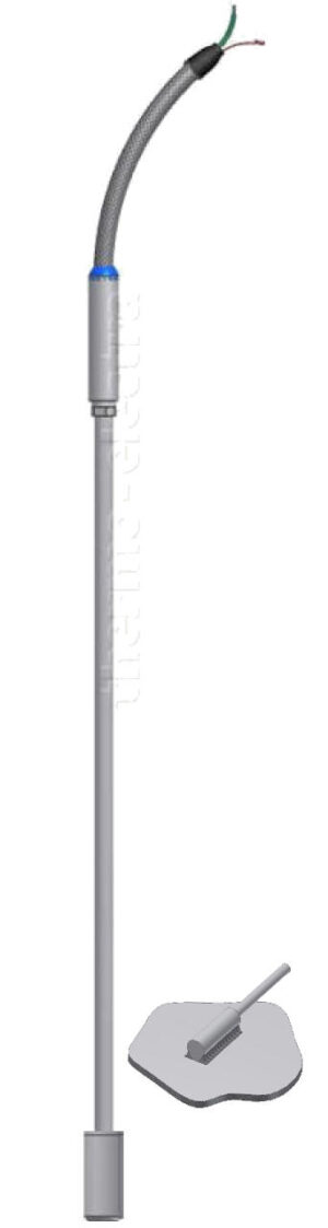 ME 7091 knife edge boiler tube thermocouple with cable
