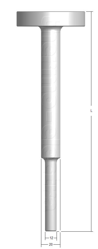 FF 3090 Thermowell voor cover flens