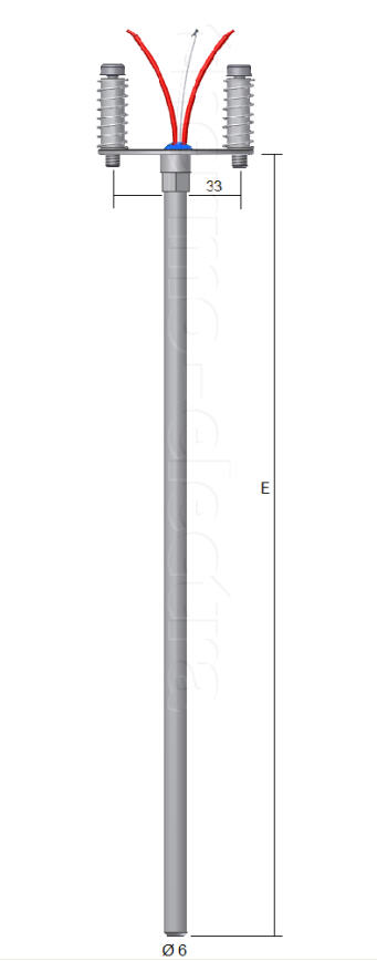 MI 2026 resistance thermometer insert for transmitter
