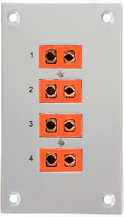 TE1028V Standaard paneel meervoudig in aluminium frame verticaal