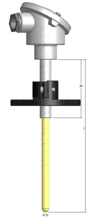 HT 4030 High temperature thermocouple up to 1450°C